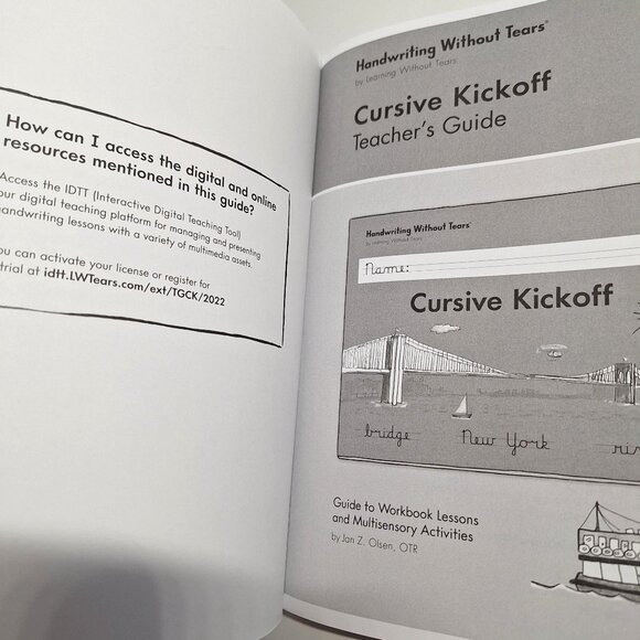 2nd Grade Handwriting Without Tears Cursive Kickoff Teachers Guide Edition 2022 - Picture 4 of 9
